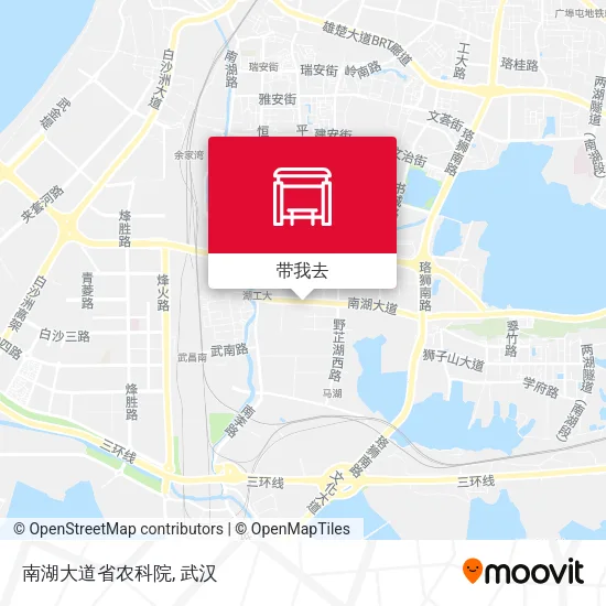 南湖大道省农科院地图