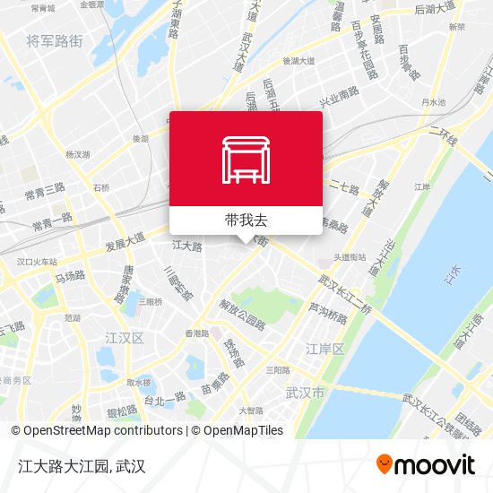 江大路大江园地图