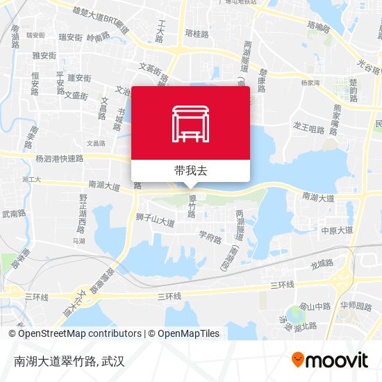 南湖大道翠竹路地图