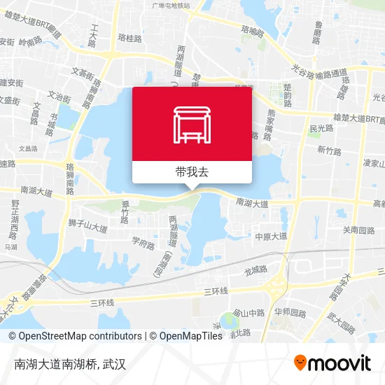 南湖大道南湖桥地图