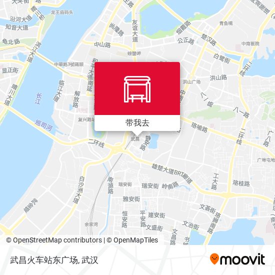 武昌火车站东广场地图