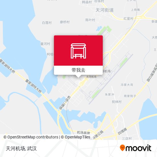 天河机场地图