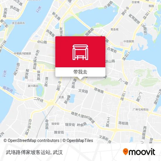 武珞路傅家坡客运站地图