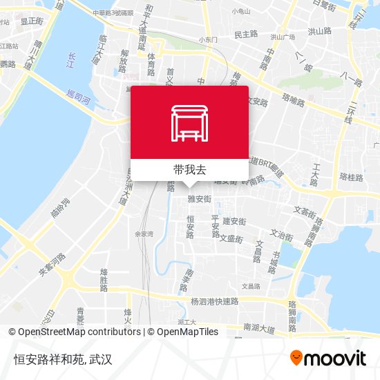 恒安路祥和苑地图