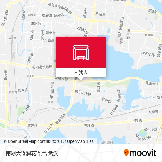 南湖大道澜花语岸地图