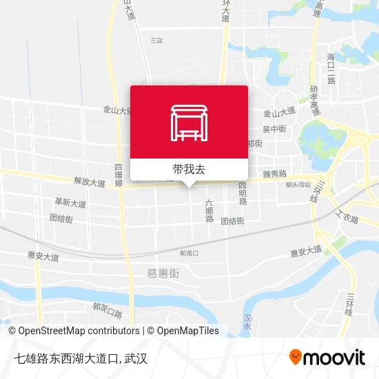 七雄路东西湖大道口地图