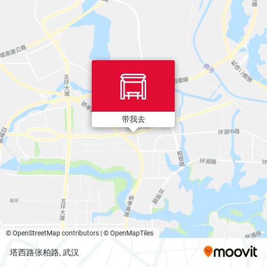 塔西路张柏路地图