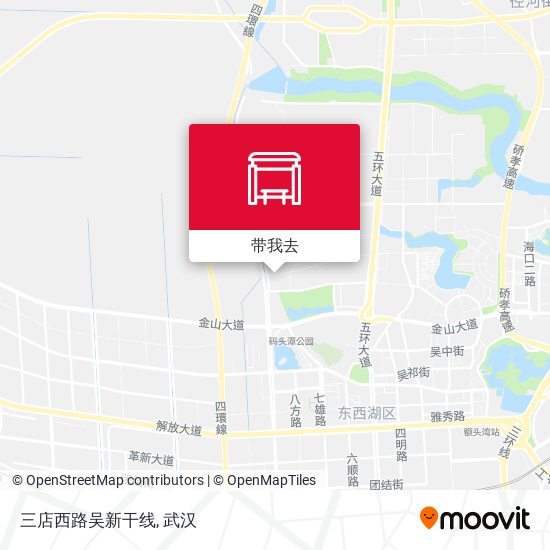 三店西路吴新干线地图