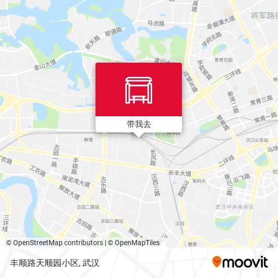 丰顺路天顺园小区地图