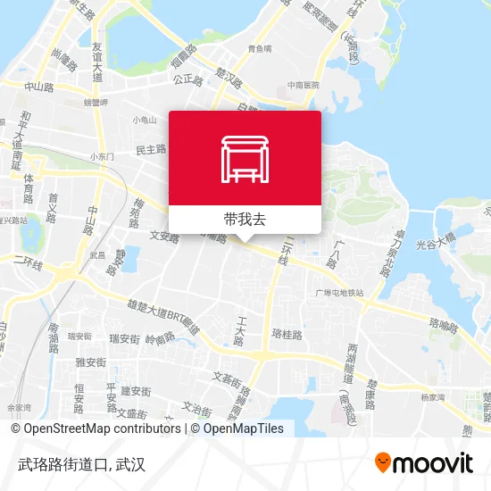 武珞路街道口地图