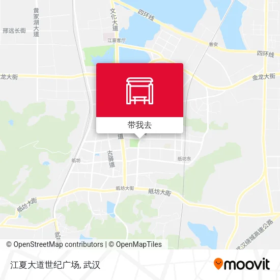 江夏大道世纪广场地图