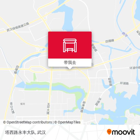 塔西路永丰大队地图