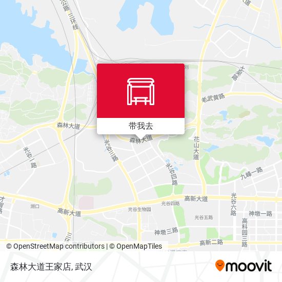 森林大道王家店地图
