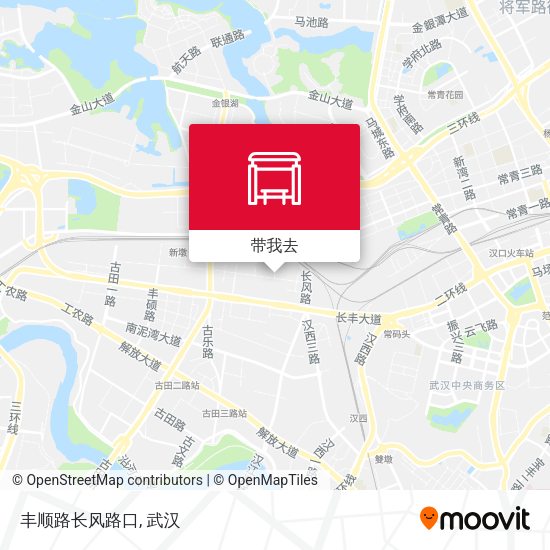 丰顺路长风路口地图