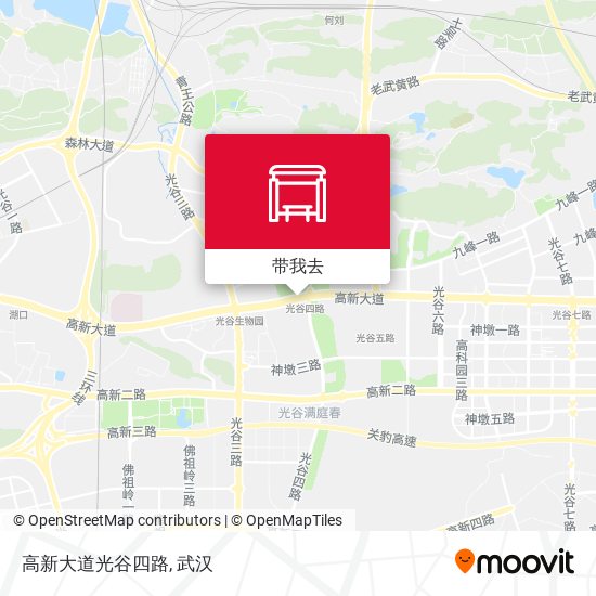高新大道光谷四路地图
