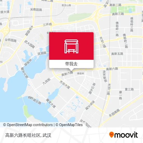 高新六路长咀社区地图