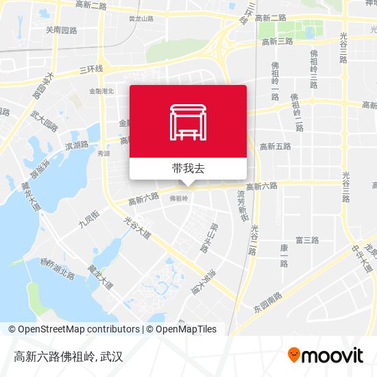 高新六路佛祖岭地图