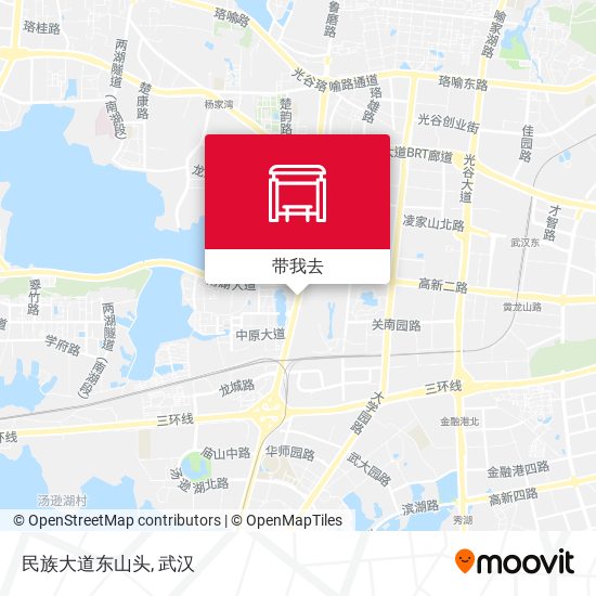 民族大道东山头地图