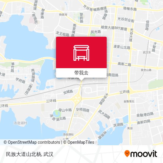 民族大道山北杨地图