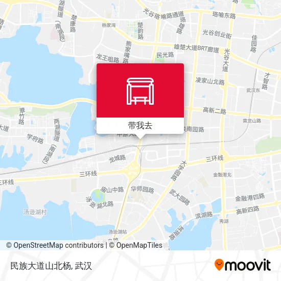 民族大道山北杨地图
