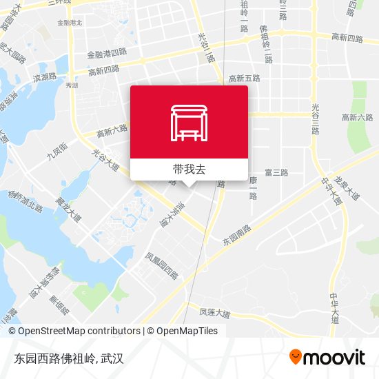 东园西路佛祖岭地图