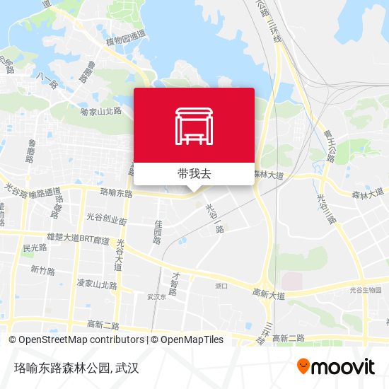 珞喻东路森林公园地图