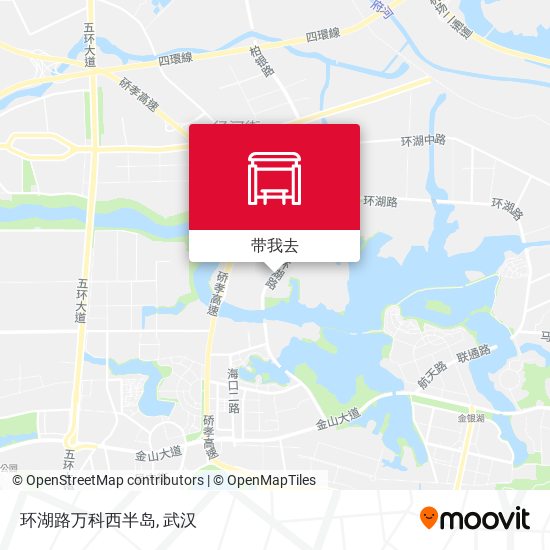 环湖路万科西半岛地图