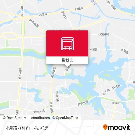 环湖路万科西半岛地图