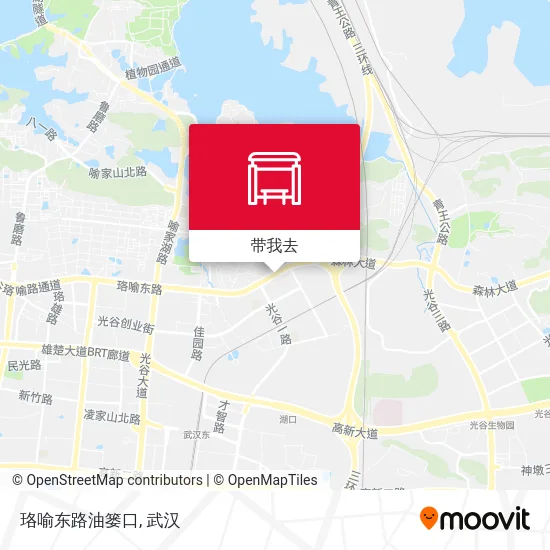 珞喻东路油篓口地图