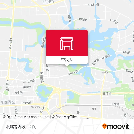 环湖路西段地图