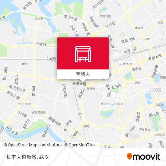 长丰大道新墩地图