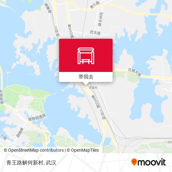 青王路解何新村地图