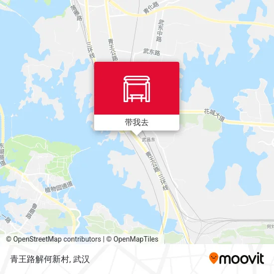 青王路解何新村地图