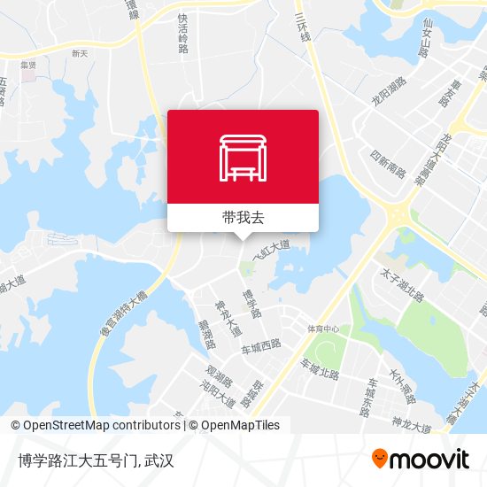 博学路江大五号门地图