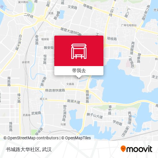 书城路大华社区地图