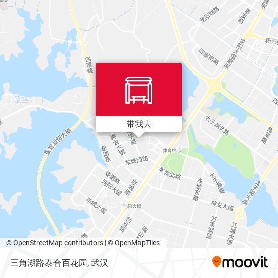 三角湖路泰合百花园地图