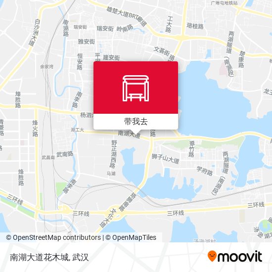南湖大道花木城地图