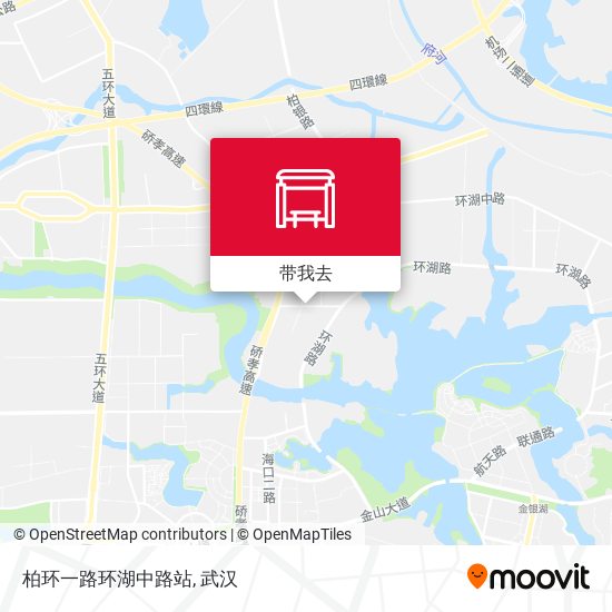 柏环一路环湖中路站地图