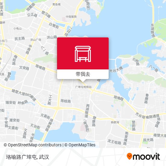 珞喻路广埠屯地图