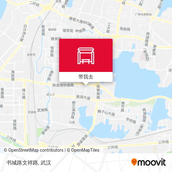 书城路文祥路地图