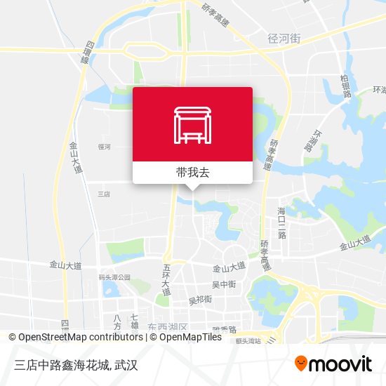 三店中路鑫海花城地图