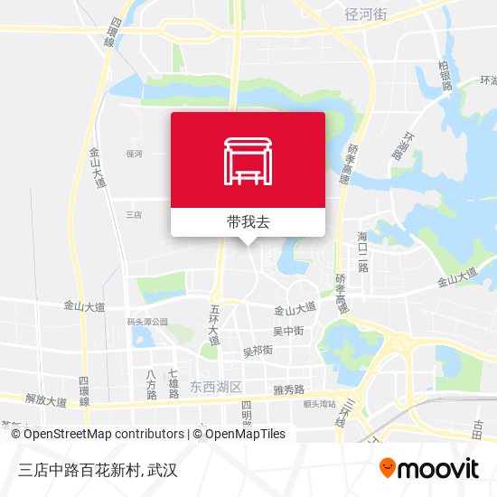 三店中路百花新村地图