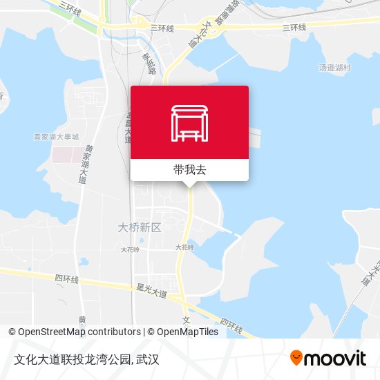 文化大道联投龙湾公园地图