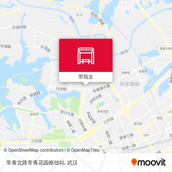 常青北路常青花园枢纽站地图