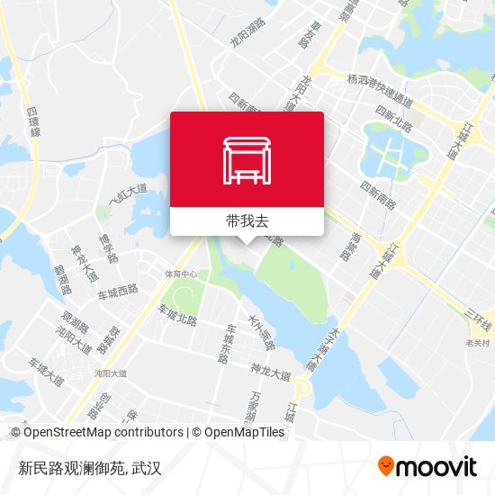 新民路观澜御苑地图