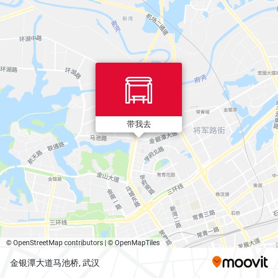 金银潭大道马池桥地图