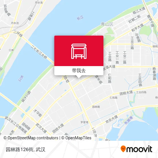 园林路126街地图