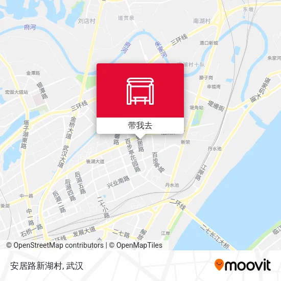 安居路新湖村地图