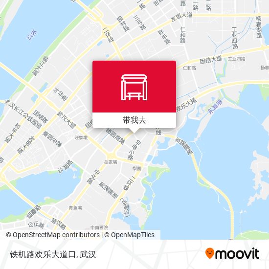 铁机路欢乐大道口地图