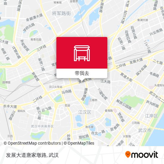 发展大道唐家墩路地图